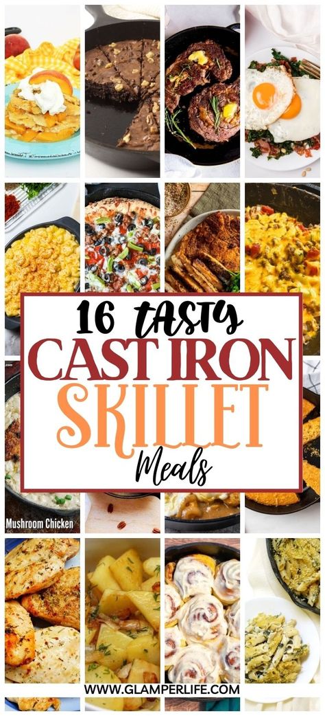 Meals In Cast Iron Skillet, Meatloaf In Cast Iron Skillet, Cast Iron Potatoes Recipes, Pampered Chef Cast Iron Skillet Recipes, Recipes Using Cast Iron Skillet, Cast Iron Side Dishes, Healthy Cast Iron Skillet Recipes Dinner, Campfire Biscuits Cast Iron Skillet, Recipes For Cast Iron Skillet