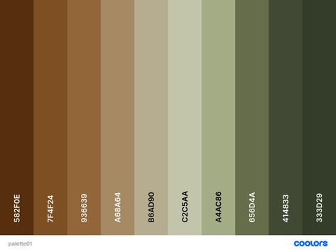 Earth Colour Palette, Hex Color Palette, Earth Tone Color, Pintura Exterior, Color Schemes Colour Palettes, Earthy Color Palette, Green Colour Palette, Color Palate, Color Palette Design