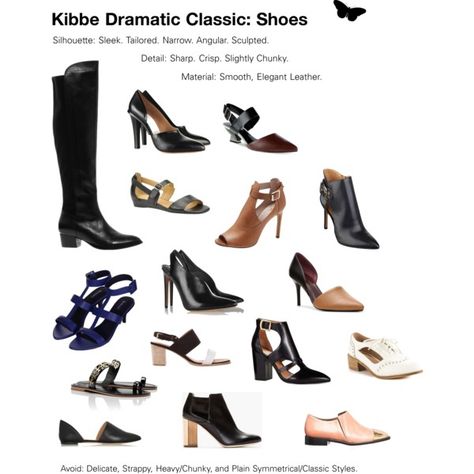 "Kibbe Dramatic Classic: Shoes" by dramaticclassic on Polyvore Dramatic Classic Sandals, Dramatic Classic Earrings, Dramatic Classic Accessories, Dramatic Classic Style Outfits Summer, Dramatic Classic Winter Outfit, Dramatic Classic Winter, Dramatic Classic Shoes, Dramatic Classic Casual, Kibbe Dramatic Classic Outfits