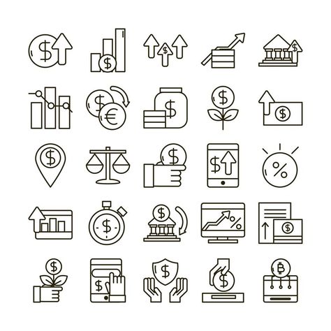 Economics Doodles, Economy Stickers, Mid Map, Economics Stickers, Economy Aesthetic, Economics Design, Economy Illustration, Eco Project, Economy Design