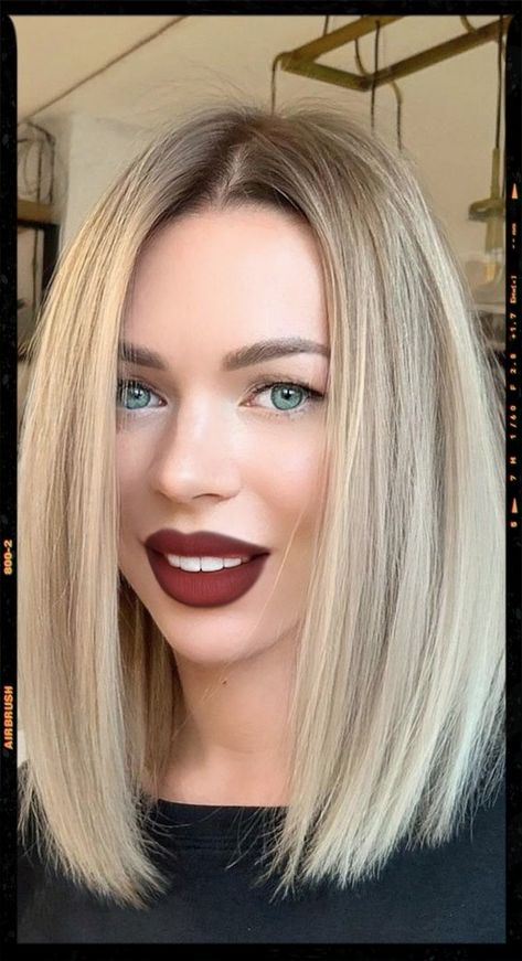 Trendy Lob Haircuts & Hairstyles In 2022 : Honey Long Bob Beauty Long Textured Bob Straight, Modern Long Bob Haircut 2023, Lob Haircuts For Round Faces, Long Lob Haircut Straight Fine Hair, Long Bob Haircuts Straight, Long Bobs Haircuts, Long Bob Blonde Hair, Long Bob Straight Hair, Long Bob Blond