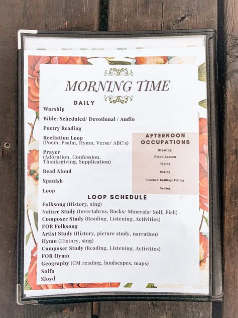 Ambleside Online, Homeschool Calendar, Daily Rhythm, Composer Study, Morning Basket, Charlotte Mason Homeschool, Free Homeschool Resources, Best Morning, Morning Time