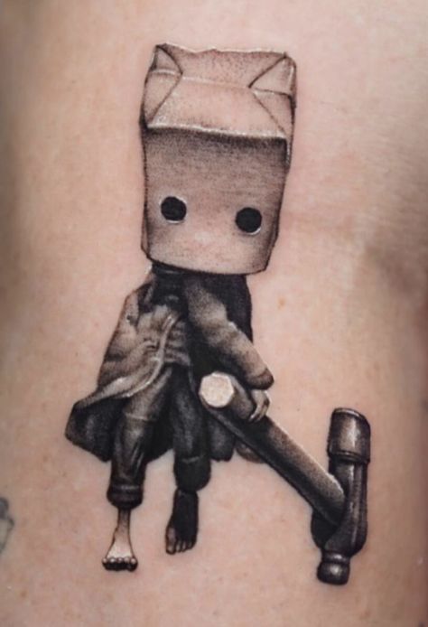 Sackboy Tattoo, Little Nightmares Tattoo, Little Nightmares Mono, Little Nightmares, I Tattoo, Cool Tattoos, Tattoo Ideas, Instagram Photos, Photo And Video