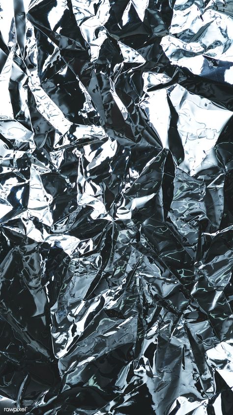 Crumpled aluminum foil textured background | free image by rawpixel.com / Teddy Rawpixel Plastic Background Aesthetic, Textured Background Wallpapers, Rock Background Wallpapers, Streetwear Background, Magazine Texture, Graphic Design Streetwear, Heavy Metal Font, Black Metal Font, Magazine Background