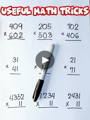 Vedic Maths Tricks, Mental Math Tricks, Arithmetic Progression, Vedic Maths, Maths Tricks, Math Tips, Cool Math Tricks, Math Tutorials, Math Review