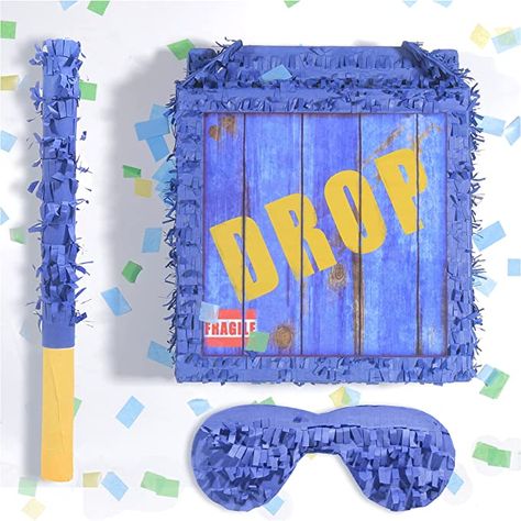 FORTNITE Drop box PINATA for amazing birthday parties!!🥳 Box For Birthday, Pinata Stick, Kids Carnival, Video Game Party, Boom Box, 9th Birthday Parties, 10th Birthday Parties, Kids Gift Guide, Drop Box