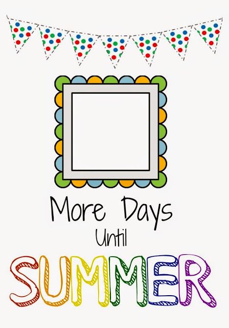 Summer Free Printables, Classroom Countdown, Count Down To Summer, School Countdown, Countdown To Summer, Elementary Classroom Themes, Summer Punch, Summer Bulletin Boards, Spring Bulletin Boards