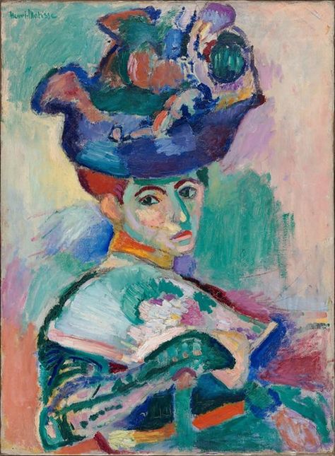 La belleza del día: “Mujer con sombrero”, de Henri Matisse - Infobae Henri Matisse, Blue, Art