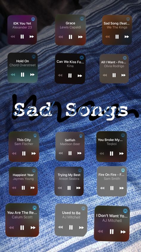 These are some good songs for when you are sad, or need a good cry. Songs You Need On Your Playlist, Wallpaper Songs, Songs For When, Good Songs, Summer Songs Playlist, Throwback Songs, Playlist Names Ideas, Breakup Songs, Chord Overstreet