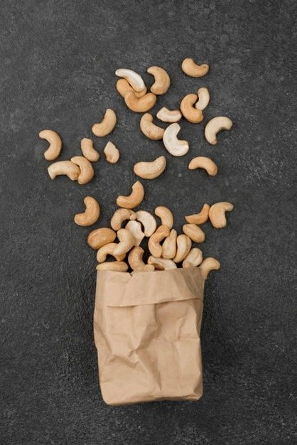 Cashew Nuts Photography, Cashew Photography, Nuts Aesthetic, Dried Fruit Mix, Healthy Nuts, Food Photoshoot, Brazil Nuts, Nut Snacks, Food Photography Inspiration