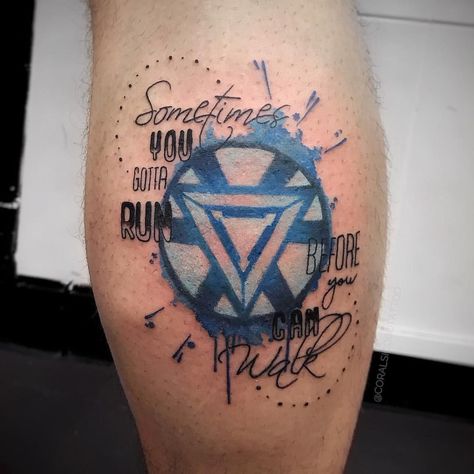 Arc Reactor Tattoo, Tony Stark Tattoo, Tony Stark Arc Reactor, Avengers Fanfiction, Iron Man Tattoo, Avengers Tattoo, Stone Tattoo, Arc Reactor, Marvel Tattoos