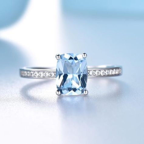 Hey, I found this really awesome Etsy listing at https://www.etsy.com/listing/681103513/blue-topaz-radiant-cut-engagement-ring Gemstone Solitaire Ring, Sky Blue Topaz Ring, Wood Inlay Rings, Blue Topaz Jewelry, Topaz Jewelry, Ring Ideas, Sky Blue Topaz, Radiant Cut, Samoa