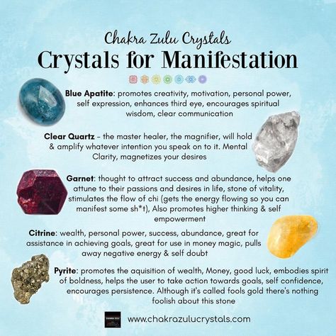 Crystal Bae🧿💙🧿 on Instagram: “Here a lovely 😊 info graphic for our crystals for manifestation set! Being the master manifester that I am, I couldn’t not hook y’all up…” Manifestation Crystals, Crystals For Manifestation, Spiritual Crystals, Info Graphic, Gemstone Meanings, Crystal Therapy, Healing Crystal Jewelry, Crystal Healing Stones, Crystals Healing