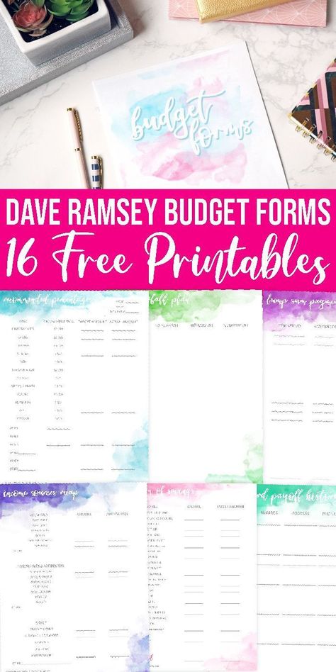 Grab these free printable Dave Ramsey Budget Forms to get you set up and tackle your budget smart and easily! Free budget printables you need. #passion4savings #budget #printable #free #daveramsey #forms #classy #modern #easy #getontack #ramsey Dave Ramsey Budgeting Printables, Dave Ramsey Budget, Ramsey Budget, Budget Forms, Free Budget Printables, Budget Planner Free, Monthly Budget Printable, Dave Ramsey Budgeting, Excel Budget