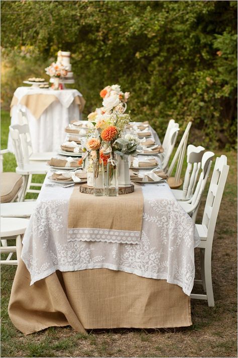 Head table wedding decorations