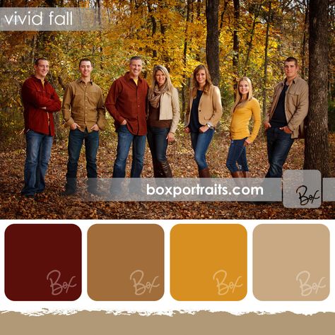 Vivid Fall Burgundy And Mustard Family Photos, Mustard Yellow Outfit Family Pictures, Red Outfit Family Pictures, Fall Family Photo Outfits Mustard Yellow, Color Pallet For Fall Family Photos, Fall Family Photo Color Pallet, Fall Colors For Pictures Family, Fall Leaves Family Pictures, Burnt Orange Photoshoot Family