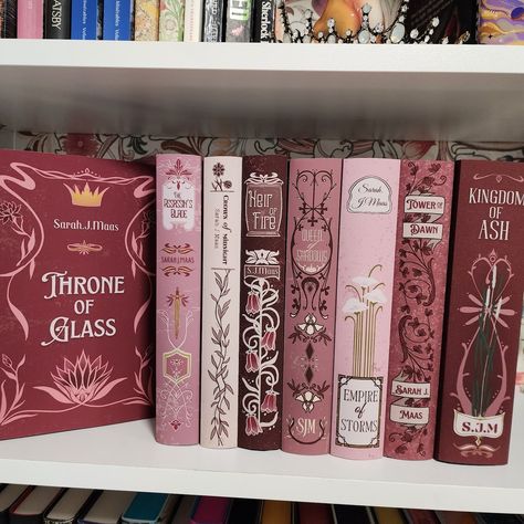 Our beautiful pink version of Throne of Glass is now available on our Etsy! Officially licensed with SJM and matching with our original pink ACOTAR dust jackets, we look forward to completing the set soon with a pink version of Crescent City 💖 🌸 🎀 #throneofglass #acotar #dustjackets #bookaesthetic #sjm #officiallylicensed #maasverse #bookshelves #fantasy #bookstagram #booktok Acotar Book Cover, Tog Series, Crescent City, Throne Of Glass, Sarah J, Book Accessories, Book Aesthetic, The Crown, Book Covers