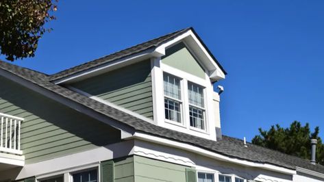 Gable dormer: Dormer Addition, Front Porch Design Ideas, Dormer Roof, Porch Design Ideas, Attic Bedroom Designs, Roof Shapes, Asphalt Roof Shingles, Front Porch Design, Building Roof