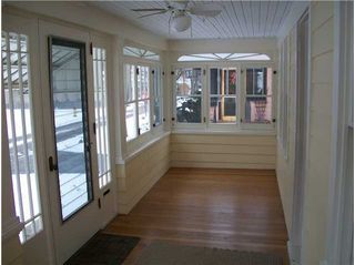 Small Enclosed Front Porch Ideas | Enclosed Front Porch of 103 ... Enclosed Front Porch Ideas, Closed In Porch, Enclosed Front Porches, Front Porch Remodel, Small Patio Furniture, Enclosed Porch, Porch Windows, Porch Remodel, Concrete Patios