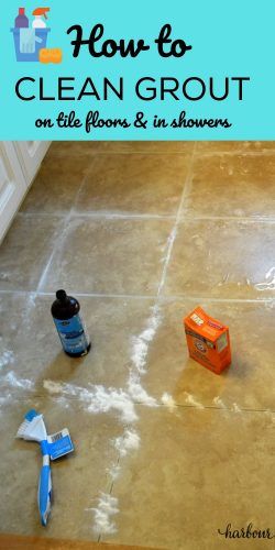 Clean Grout On Tile Floors, Grout Cleaning Diy, Cleaning Floor Grout, Clean Shower Grout, How To Clean Grout, Cleaning Shower Tiles, Cleaning Grout, Shower Grout, Clean Grout