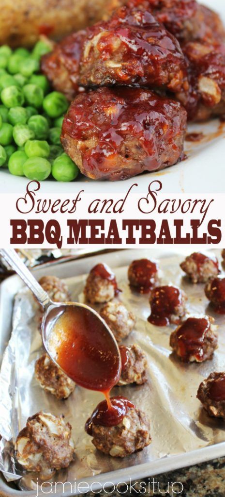 Sweet Meatballs, Bbq Meatball Recipe, Barbecue Meatballs, Savory Meatballs, Meatball Dinner, Bbq Meatballs, Meatball Bake, Meal Train Recipes, Bbq Meat