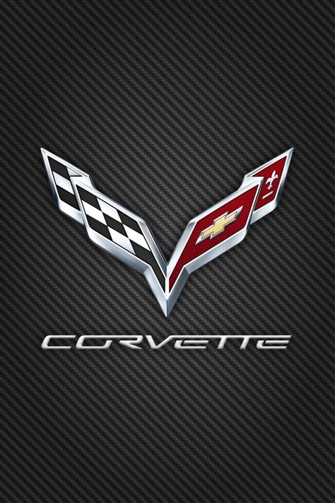 Corvette Logo Wallpaper Corvette Logo, Corvette Summer, Cars Logo, Cool Backgrounds For Iphone, Car Brands Logos, Street Machine, Chevrolet Corvette C7, Hd Nature Wallpapers, Chevrolet Corvette Stingray