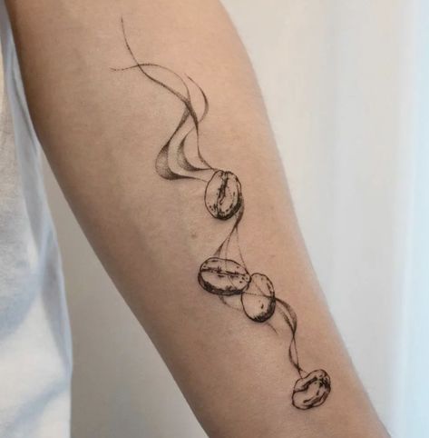 Latte Art Tattoo, Coffee Cup Tattoo, Tattoo Cafe, See Tattoo, Coffee Tattoo, Coffee Tattoos, Wrist Tattoos For Guys, Tattoos For Lovers, Парные Тату