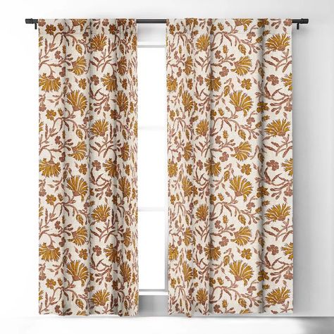 Holli Zollinger KALAMI FLORAL Blackout Window Curtain By Deny Designs. : Target Prospect House, Window Rods, Energy Efficient Design, Rod Pocket Curtain Panels, Rod Pocket Curtains, Blackout Windows, City House, Deny Designs, Room Darkening