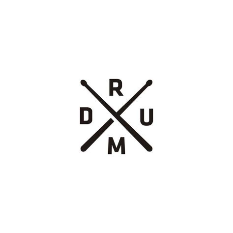 Minimalist drum stick cross x logo design emblem vector ilustration Drum Line Art, Drum Designs Art, Drummer Tattoo Ideas Minimalist Style, Drummer Logo Design, Drum Tattoo Ideas For Women, Drum Logo Design, Drumline Aesthetic, Drumstick Tattoo, Aesthetic Tattoo Arm