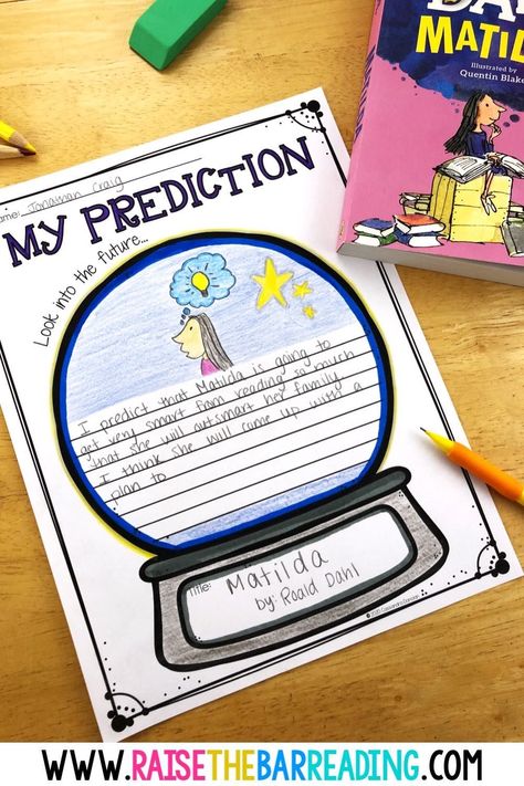 Making predictions in reading is an important reading comprehension strategy for growing readers to learn and practice often. Making Predictions Activities, Raise The Bar Reading, Predicting Activities, Teaching Reading Strategies, Making Predictions, Reading Posters, Reading Comprehension Strategies, Primary Teaching, Comprehension Strategies