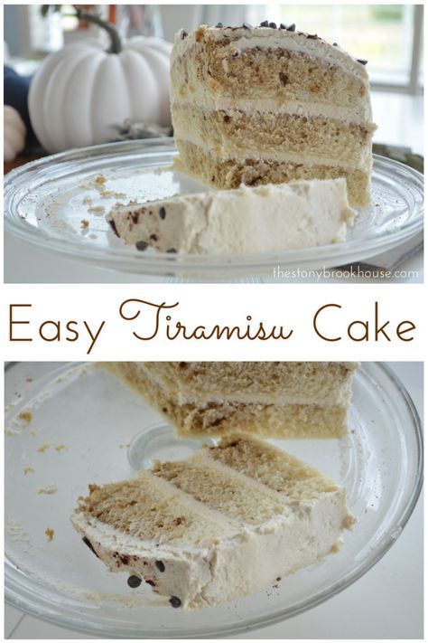 Easy Tiramisu Layered Cake Tiramisu Layer Cake Recipe, Easy Tiramisu Cake, Tiramisu Recipes, Easy Tiramisu, Tiramisu Dessert, Birthday Dessert, How To Make Frosting, Layer Cake Recipes, Home And Decor