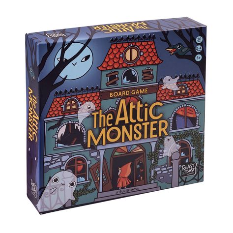 Board Game Board, Board Game Box Design, Kids Board Games, Teamwork Games, Ghost Theme, Fantasy Board Games, Monster Board, Board Game Box, Family Board Game