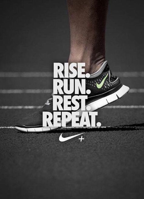 Extreme Fitness, Nike Motivation, Nike Quotes, Rise And Run, Running Track, Style Fitness, Treadmill Workout, Michelle Lewin, Running Quotes