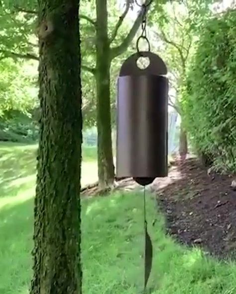 🔥The Deep Resonance Serenity Bell | wind | 💗🍃This HANDCRAFTED steel bell has DEEP RESONANCE and plays beautifully in the wind Get... | By Reservationk Cerca Natural, Calming Sounds, Sand Textures, Theme Nature, Lawn Ornaments, Iron Pipe, Wind Chime, A Metal, Seafoam Green