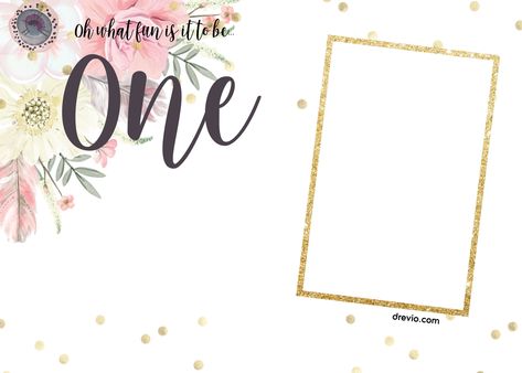 Download Now FREE First Boho Chic Birthday Invitation Templates First Birthday Invitation Cards, 1st Birthday Invitation Template, Birthday Invitation Card Template, Baby Birthday Invitations, Blank Templates, Chic Birthday, 1st Birthday Party Invitations, Bowling Party, Free Printable Birthday Invitations