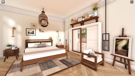 Bedside Table Decoration, Drawing Room Decoration, Mediterranean Bedroom, Bloxburg Bedroom, Organization Aesthetic, Castle House Design, Ideas For Drawing, Room Decoration Bedroom, Table Decoration Ideas