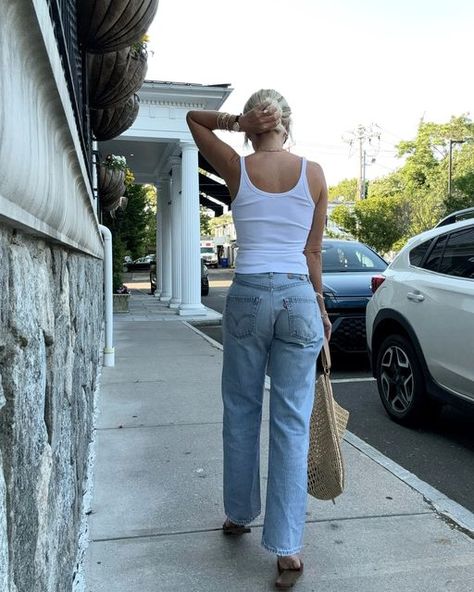 Jenna Crandall on Instagram: "Summer uniform 🍋‍🟩 Amazon tank and 501 Levi’s  Comment SHOP NOW   https://liketk.it/4JDzE #amazon #amazonfinds #amazontank #amazoninfluencerprogram #levis #levi #levi501 #jeans" Levi’s Jeans 501, Levi’s 501 Jeans, Jean Levi’s 501 Outfit, Levis 501 Outfit, 501 Outfit, Levi Jeans Outfit, Levis Outfit, Summer Uniform, Closet Essentials