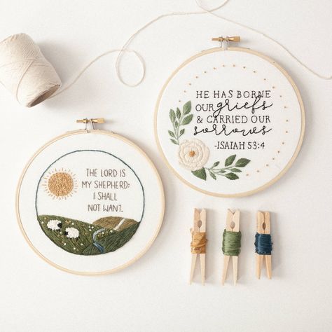 Scripture Embroidery Hoop, Bible Verse Embroidery Hoop, Scripture Embroidery Patterns, Bible Verse Embroidery Patterns, Embroidery Scripture, Embroidery Bible Verses, Embroidered Scripture, Bible Embroidery, Scripture Embroidery