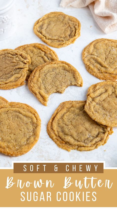 Peanut Butter Graham Cracker Cookies, Easy Fall Sweet Treats, Brown Butter Maple Blondies, Low Butter Cookies, Mrs Fields Peanut Butter Cookies, Super Chewy Cookies, 1 Stick Butter Cookies, Kitchenaid Mixer Cookie Recipes, Must Try Dessert Recipes