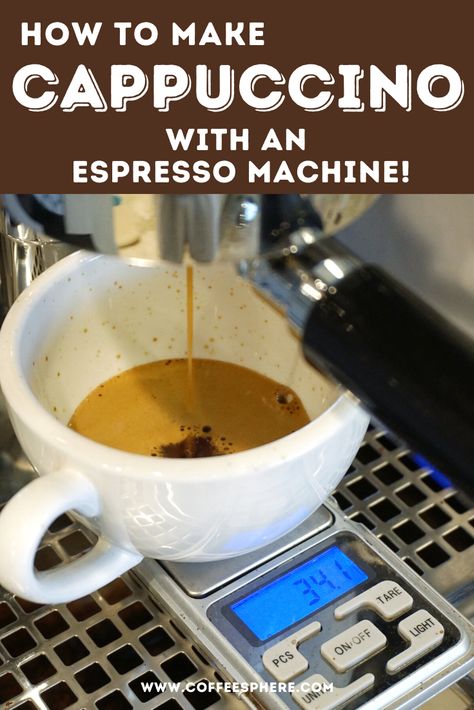 Cappuccino Machine At Home, Expreso Coffee Recipe, Gourmia Espresso Maker Recipes, Chefman Espresso Machine Recipes, Lattes To Make At Home, How To Use An Espresso Machine, Expresso Machine Recipes At Home, Delonghi Espresso Machine Recipes, Breville Espresso Machine Recipes