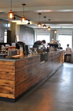 Kaffe Bar, Restaurant Counter, Cafe Counter, Kitchen Ikea, Coffee Bar Design, Store Concept, Cozy Coffee Shop, Design Café, Coffee Roastery