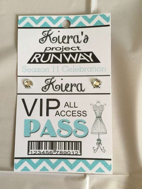 Fashion Birthday Party Ideas, Project Runway Party, Fashion Birthday Party, Fashion Show Party, Fashion Birthday, Birthday Projects, Project Runway, Party Items, 7th Birthday