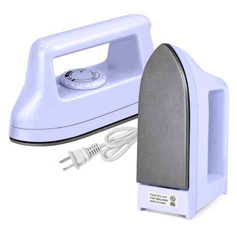 PRICES MAY VARY. Clothes Iron Size: We have upgraded the original mini size. The existing size is about 165 x 95 x 65 mm / 6.49 x 3.74 x 2.6 inches, equivalent to the length of 1 smartphone. This small iron provides 110V designed for the US.After the upgrade, small iron is easy to carry and store, and improves work efficiency, bringing you a lot of convenience; please see the size clearly and place an order according to your needs. Easy to Operate: After iron for clothes is powered on, irons for Mini Heat Press, Electric Iron, Travel Iron, Craft Iron, Ironing Machine, Mini Iron, Mini Craft, Iron Beads, Heat Press Machine