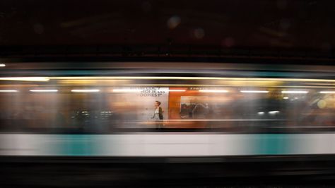 Passive Christianity Is Dead Christianity | Desiring God Movement Pictures, Time Lapse Photo, Digital Security, Metro Paris, Paris Metro, Train Photography, Motion Blur, Sistema Solar, Train Travel