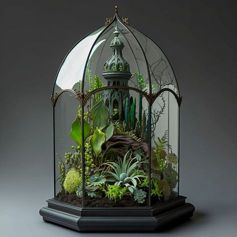 Plant Terrarium Ideas, Terrarium Ideas Unique, Grow Moss Indoors, Moss Indoors, Terrariums Ideas, Moss Ideas, Academia Interior, Grow Moss, Wardian Case