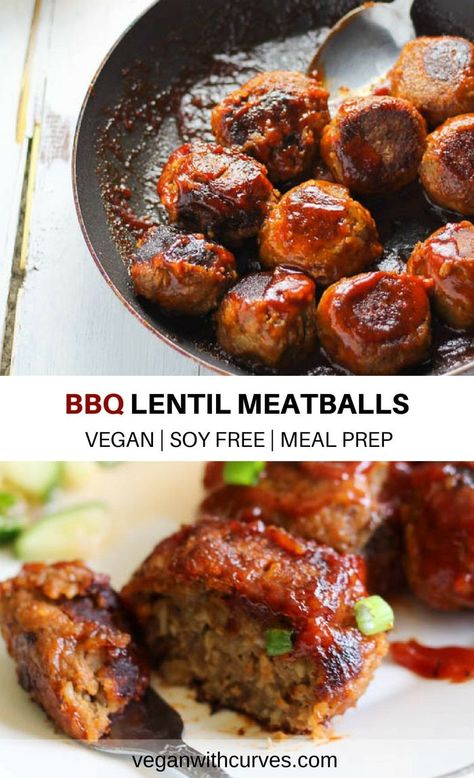 Lentil Balls, Vegetarische Diners, Lentils Rice, Lentil Meatballs, Vegan Meatballs, Vegan Bbq, Resep Diet, Work Meals, Vegan Meal Plans