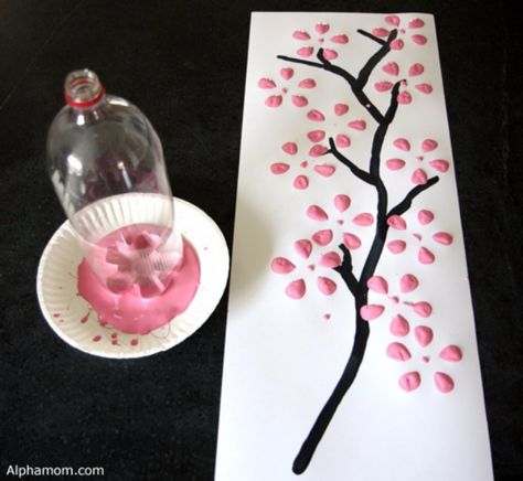 Cheap Crafts To Make and Sell - Cherry Blossom Art From Recycled Soda Bottle - Inexpensive Ideas for DIY Craft Projects You Can Make and Sell On Etsy, at Craft Fairs, Online and in Stores. Quick and Cheap DIY Ideas that Adults and Even Teens Can Make on A Budget http://diyjoy.com/cheap-crafts-to-make-and-sell Bilik Perempuan, Projek Diy, Diy Projektit, Seni Dan Kraf, Cherry Blossom Art, Soda Bottle, Cheap Crafts, Blossoms Art, Crafts To Make And Sell