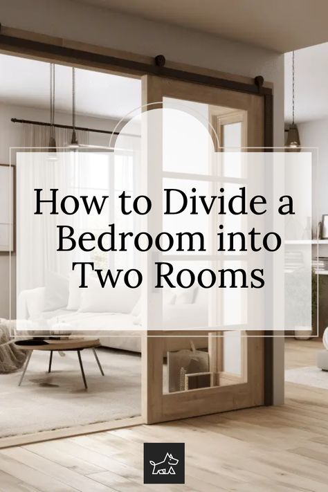 Explore the installation of a sliding or hanging curtain. This pin suggests installing a ceiling-mounted track and hanging a curtain or drapery panel, a versatile option that allows you to open and close off the space as desired. Ceiling Track Curtains Room Dividers, Bedroom Divider Curtain, Divide A Bedroom Into Two, Single Room Ideas, Ceiling Track Curtains, Room Division, Bedroom Divider, Curtain Room Divider, Hanging Curtain