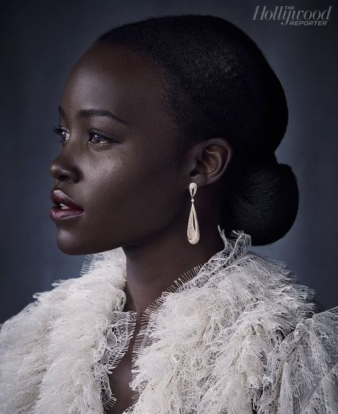 Lupita Nyong'o/Kwaku Alston (The Hollywood Reporter) Lupita Nyong'o Aesthetic, Lupita Nyong'o Photoshoot, Actress Roundtable, Black Women Beauty, Dorcas Meadowes, Lupita Nyong, This Is Us Movie, Lupita Nyongo, Lupita Nyong'o