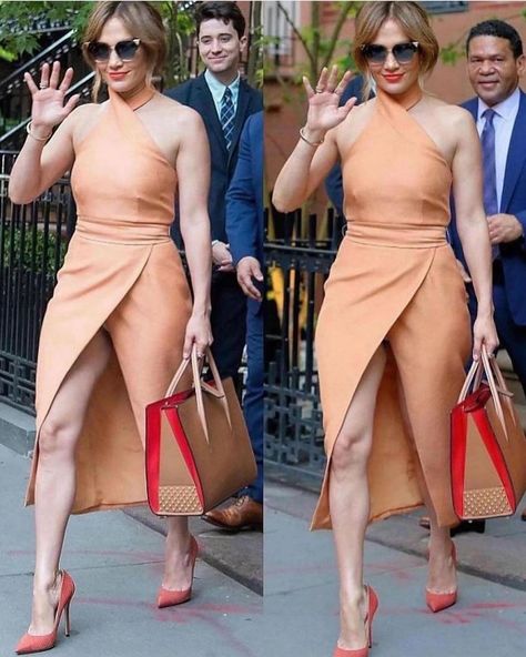 ➖ @lady_dior_style #jlo ♥️ What do you think of her style? 1-10 Orange Dress Shoes, Jlo Dress, Jennifer Lopez Outfits, Jlo Style, Manhattan Fashion, Event Shoes, Fundraising Event, Paris Chic, Rodeo Fashion